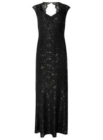 Dorothy Perkins *scarlet B Georgia Black Maxi Dress