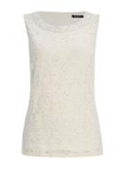 Dorothy Perkins *roman Originals Ivory Embellished Lace Top