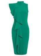 *quiz Jade Green High Neck Bodycon Dress