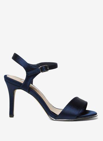 Dorothy Perkins *showcase Wide Fit Navy 'selina' Sandals