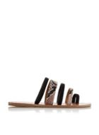 *head Over Heels By Dune Multi Colour 'lumi' Flat Sandals