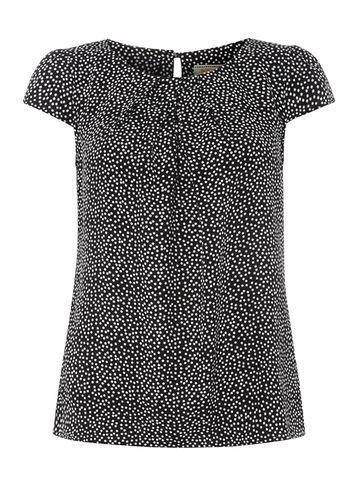 Dorothy Perkins *billie & Blossom Black Spotted Shell Top