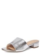 Dorothy Perkins Silver 'foster' Heeled Mules