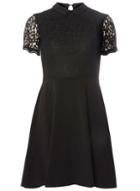 Dorothy Perkins Black Lace Collar Dress