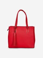 Dorothy Perkins Red Tassel Mini Tote Bag