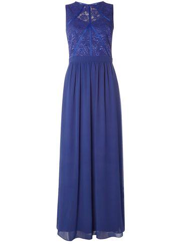 Dorothy Perkins *showcase Cobalt Eva Maxi Dress