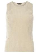 Dorothy Perkins Gold Rib Vest Top