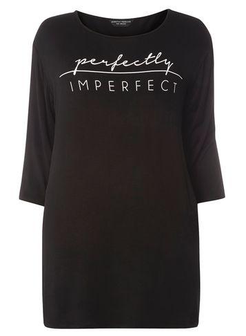 Dorothy Perkins Dp Curve Black 'perfect' Motif Top