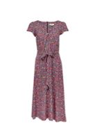 *billie & Blossom Tall Multi Colour Ditsy Print Midi Dress
