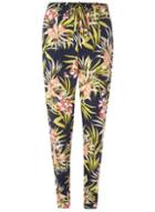 Dorothy Perkins *tall Tropical Print Tie Trousers