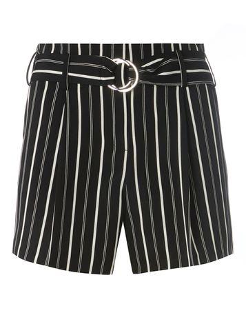 Dorothy Perkins Monochrome Striped O-ring Shorts
