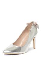 Dorothy Perkins Wide Fit Silver Exclusive 'esta Court Shoes