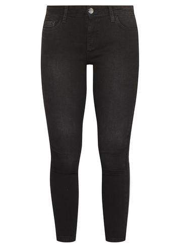 Dorothy Perkins Petite Black 'darcy' Ankle Grazer Jeans