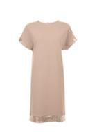 Dorothy Perkins *tall Blush Sequin Trim Shift Dress