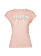 Dorothy Perkins Petite Peach 'malibu' Motif T-shirt