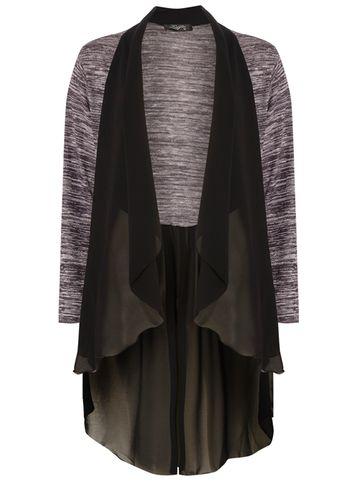 Dorothy Perkins *feverfish Black Chiffon Jacket