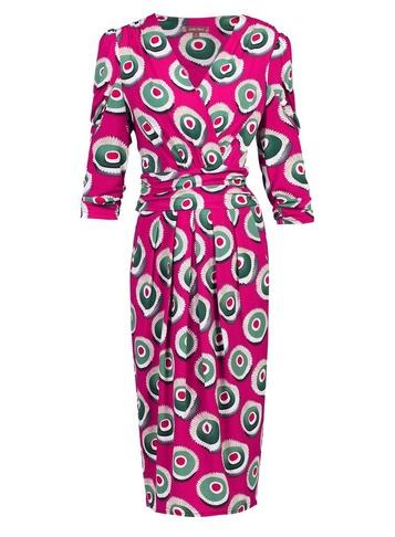 *jolie Moi Berry Printed Shift Dress