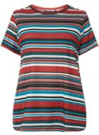 Dorothy Perkins *dp Curve Berry Striped Horn Button T-shirt