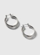 Dorothy Perkins Silver Multirow Hoop Earrings