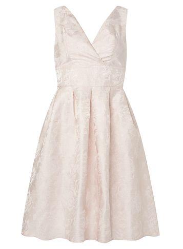 Dorothy Perkins *luxe Blush Wrap Prom Dress