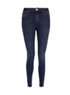 Dorothy Perkins Blue Black Darcy Skinny Ankle Grazer Jeans