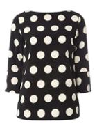 Dorothy Perkins Monochrome Spotted T-shirt