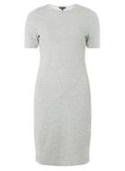 Dorothy Perkins Grey Plain Jersey Bodycon Dress