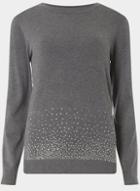 Dorothy Perkins Grey Scattered Gem Jumper