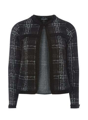 Dorothy Perkins Check Fringe Jacket