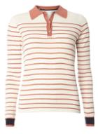 Dorothy Perkins *vila Multi Coloured Stripe Polo T-shirt