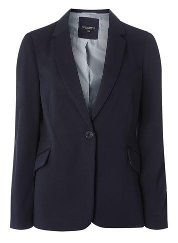 Dorothy Perkins Navy Textured Blazer