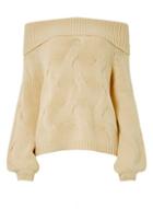 Dorothy Perkins *vila Cream Off Shoulder Jumper