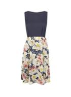Dorothy Perkins *navy Floral Printed Dress