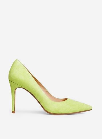 Dorothy Perkins Lime Danielle Court Shoes