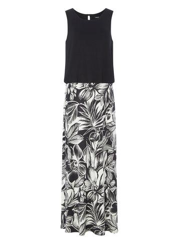 Dorothy Perkins *roman Originals Black Double Layer Maxi Dress