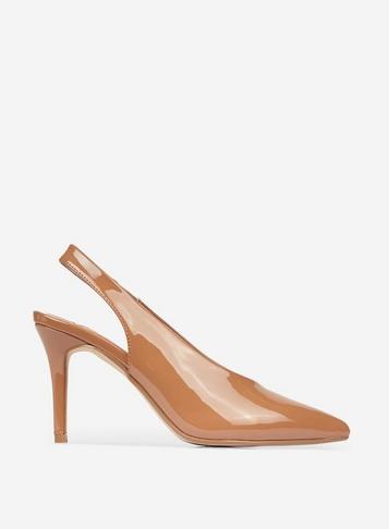 Dorothy Perkins Ecru Pu Daisy Court Shoes