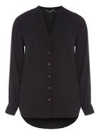 Dorothy Perkins Black Drawcord Side Shirt