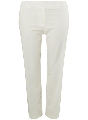 Dorothy Perkins Dp Curve White Ankle Grazer Trousers
