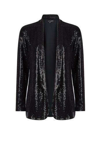 Dorothy Perkins *black Sequin Blazer