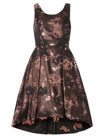 Dorothy Perkins *luxe Rose Gold High-low Prom Dress