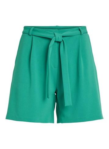 *vila Green High Waisted Shorts