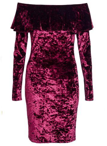 Dorothy Perkins *quiz Velvet Bodycon Dress