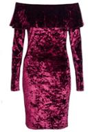 Dorothy Perkins *quiz Velvet Bodycon Dress