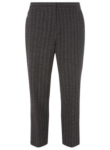 Dorothy Perkins Mono Textured Ankle Grazer Trousers