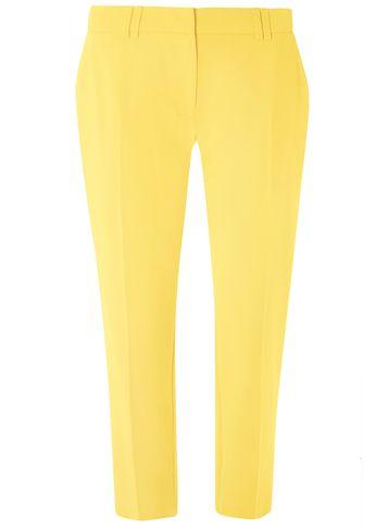 Dorothy Perkins Yellow Double Loop Ankle Grazer Trousers