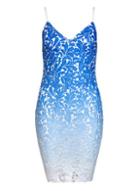 Dorothy Perkins *quiz Blue Dip Dye Strap Crochet Dress