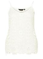 Dorothy Perkins Ivory Mesh Lace Camisole Top