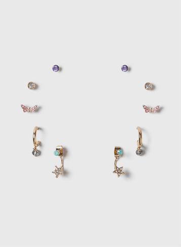 Dorothy Perkins Five Pack Pretty Earrings