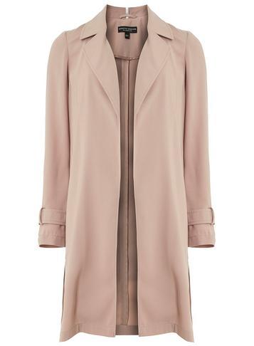 Dorothy Perkins Camel Trench Waterfall Duster Coat