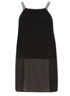 Dorothy Perkins Black Embellished Strap Cami